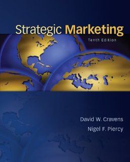 Strategic Marketing (9780078028908) David Cravens, Nigel Piercy Books