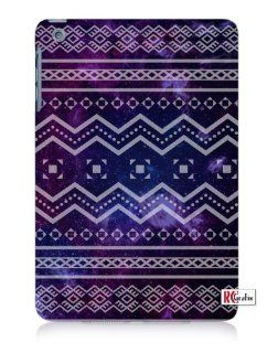 Hipster Pattern Triangle In Space Design Dark Purple Ipad Quality Hard Snap On Skin for Apple Ipad Mini Tablet Cell Phones & Accessories