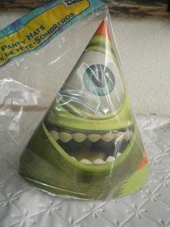 Monsters Inc Party 8 PARTY HATS Supplies Boo Favors Gift Decoration Treats Cone 