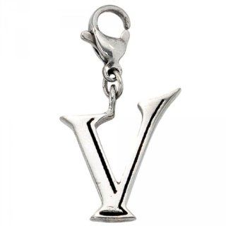 Letter pendant * V * stainless steel Jewelry