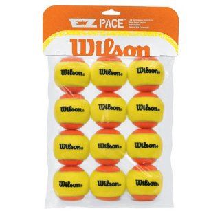 Wilson Easy Pace Starter Low Compression Ball   12 Pack Sports & Outdoors