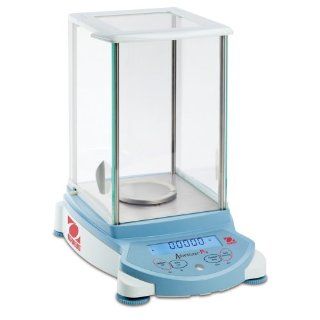 Ohaus Adventurer Pro Electronic Balance, with Frameless Square Draftshield and InCal, 110g Capacity, 0.1mg Readability Science Lab Electronic Toploading Balances