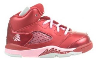 Jordan 5 Retro (TD) Valentine's Toddler Baby Shoes Gym Red/Ion Pink Gym Red/Ion Pink 440890 605 4.5 Fashion Sneakers Shoes