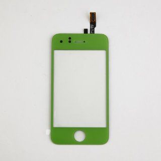 For Apple Iphone 3GS Replacement Green Front Glass and Digitizer   Repair your cracked glass Cell Phones & Accessories