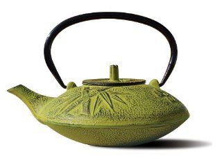 Old Dutch Cast Iron Sakura Teapot, 37 Ounce, Moss Green Kitchen & Dining