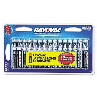Rayovac Alkaline Batteries, AAA, 30/Pack