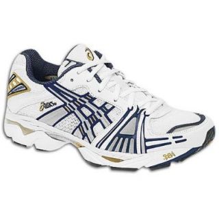 ASICS® Men's GEL Kayano XI ( sz. 11.5, White/Medieval/Gold  Width   D   Medium ) Shoes