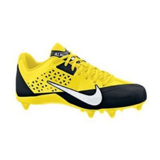 New Nike Alpha Strike D Yellow/Black Mens 12 Shoes