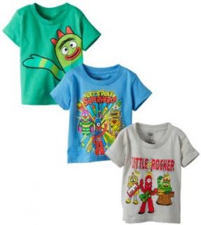 Nickelodeon Boys 2 7 Yo Gabba Gabba Toddler Boys Three Pack Tees Clothing