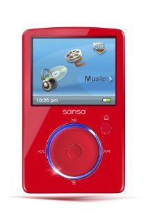 SanDisk Sansa Fuze 4 GB Video  Player (Red)   Players & Accessories