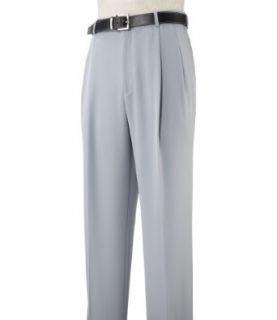 David Leadbetter's Pleated Front Performance Golf Pants (GREY, 30 30" INSEAM) at  Mens Clothing store
