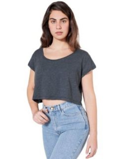 American Apparel Loose Crop Tee   Almost Black / One Size