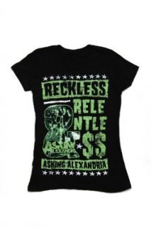 Asking Alexandria Reckless & Relentless Girls T Shirt Plus Size Size  XX Large Clothing