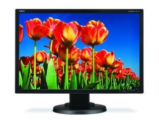 NEC E222W BK 22 inch Widescreen LCD Monitor 1680X1050 DVI PIVOT HT ADJ Black Computers & Accessories