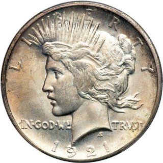 1921 Peace Dollar * Almost Uncirculated And Lustrous * Choice Key Date 
