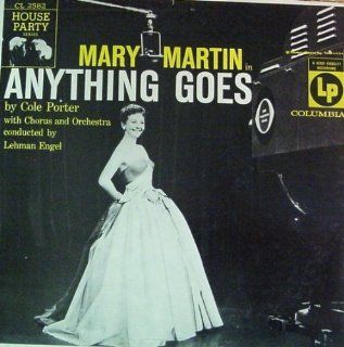 ANYTHING GOES   10" LP STUDIOCAST [Vinyl] Cole Porter; Mary Martin Music