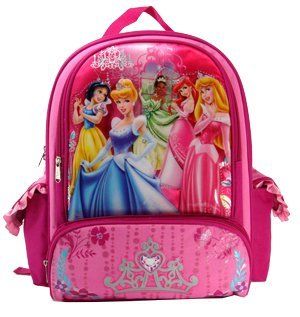 Walt Disney Princess Toddler Backpack and Bonus Princess Wallet, Backpack Size Approximately 12" Toys & Games