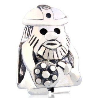 Soufeel 925 Sterling Silver Knight With Sword European Charms Fit Pandora Bracelets Jewelry