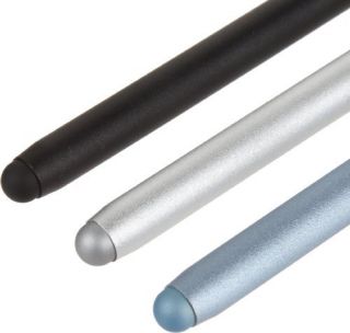 Basics 3 Pack Executive Stylus for Touchscreen Devices (Black, Silver, Blue) Computers & Accessories