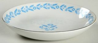Fine China of Japan Symphony In Blue Coupe Soup Bowl, Fine China Dinnerware   Bl