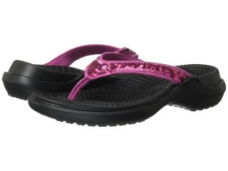 Crocs Capri Sequin Sandal Womens Sandals (Pink)