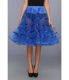 Unique Vintage Tea Length Petticoat Crinoline Slip Womens Skirt (Blue)