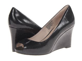 Rockport Seven to 7 Peep Toe Wedge Womens Wedge Shoes (Black)