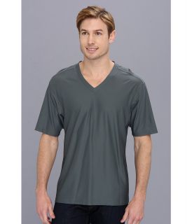 ExOfficio Give N Go V Neck Tee Mens T Shirt (Gray)