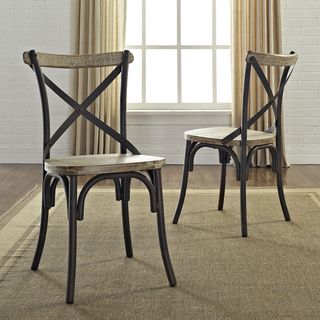 Urban Reclamation Solid Wood Dining Chairs (set Of 2)