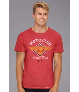 Silver Jeans Co. S/S T Shirt w/ Linkstitch Mens T Shirt (Red)