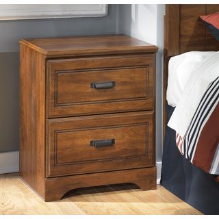Signature Design By Ashley Signature Designs By Ashley Barchan Medium Brown 2 drawer Night Stand Brown Size 2 drawer