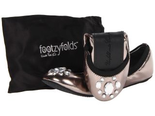 Footzyfolds Nika Womens Dress Flat Shoes (Pewter)