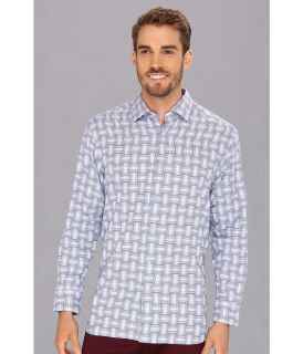 Tommy Bahama Tagine Tiles L/S Shirt Mens Long Sleeve Button Up (Blue)