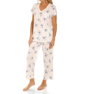 Carole Hochman 181808 Flowering Nights Capri Pajama Set