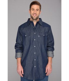 Carhartt Ironwood Denim Work Shirt   Tall Mens Clothing (Blue)