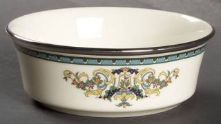Lenox China Fair Lady Coupe Cereal Bowl, Fine China Dinnerware   Scrolls, Multic