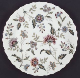Sadek Buckingham Dinner Plate, Fine China Dinnerware   Andrea,Multifloral,Scallo