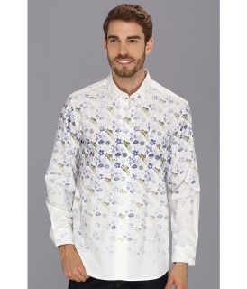 Tommy Bahama Flamenco Floral L/S Shirt Mens Long Sleeve Button Up (White)