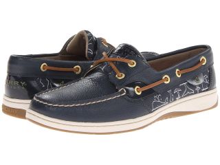 Sperry Top Sider Bluefish 2 Eye Womens Slip on Shoes (Navy)