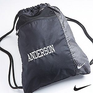 Nike® Embroidered Drawstring Bag  Name