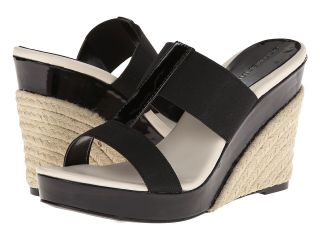 Ann Marino Joust Womens Wedge Shoes (Black)
