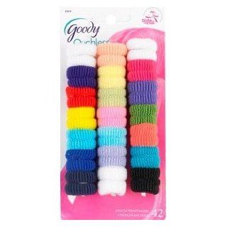 Goody Ouchless Ponytailer, Tiny Terry, 42 Count (Pack of 3)  Ponytail Holders  Beauty