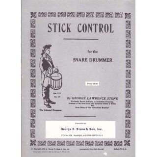 Stick Control For the Snare Drummer George Lawrence Stone 0038081356433 Books