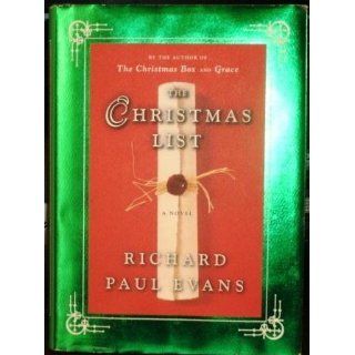 The Christmas List A Novel (9781439150009) Richard Paul Evans Books