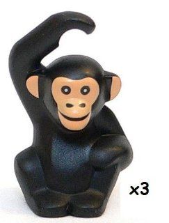 LEGO Chimpanzee   approximately 1" Toys & Games