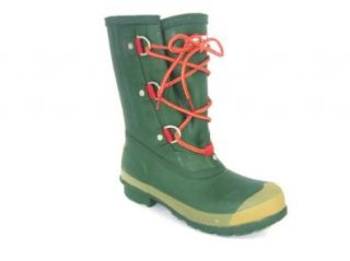 Hunter Women's Sascha Rain Boots Green Size 6 Shoes