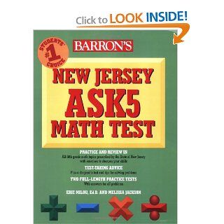 Barron's New Jersey ASK 5 Math Test 9780764142383 Science & Mathematics Books @