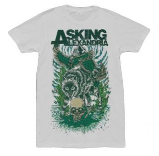 Asking Alexandria   Mens Winter Wolf T Shirt, Size X Large, Color As Shown Clothing