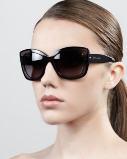 Marc Jacobs Thick Rim Cat Eye Sunglasses
