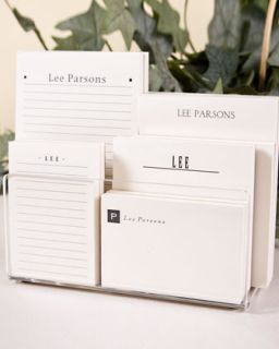 Personalized Notepads & Holder